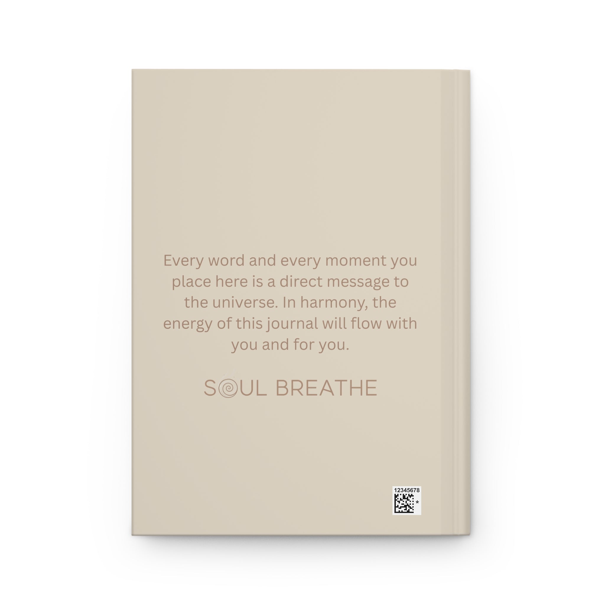 Relaxing Vibes Hardcover Journal, Spiritual Journal for Reflection, Meditation Notebook, Zen Gift, Soul Breathe Journal - Soul Breathe