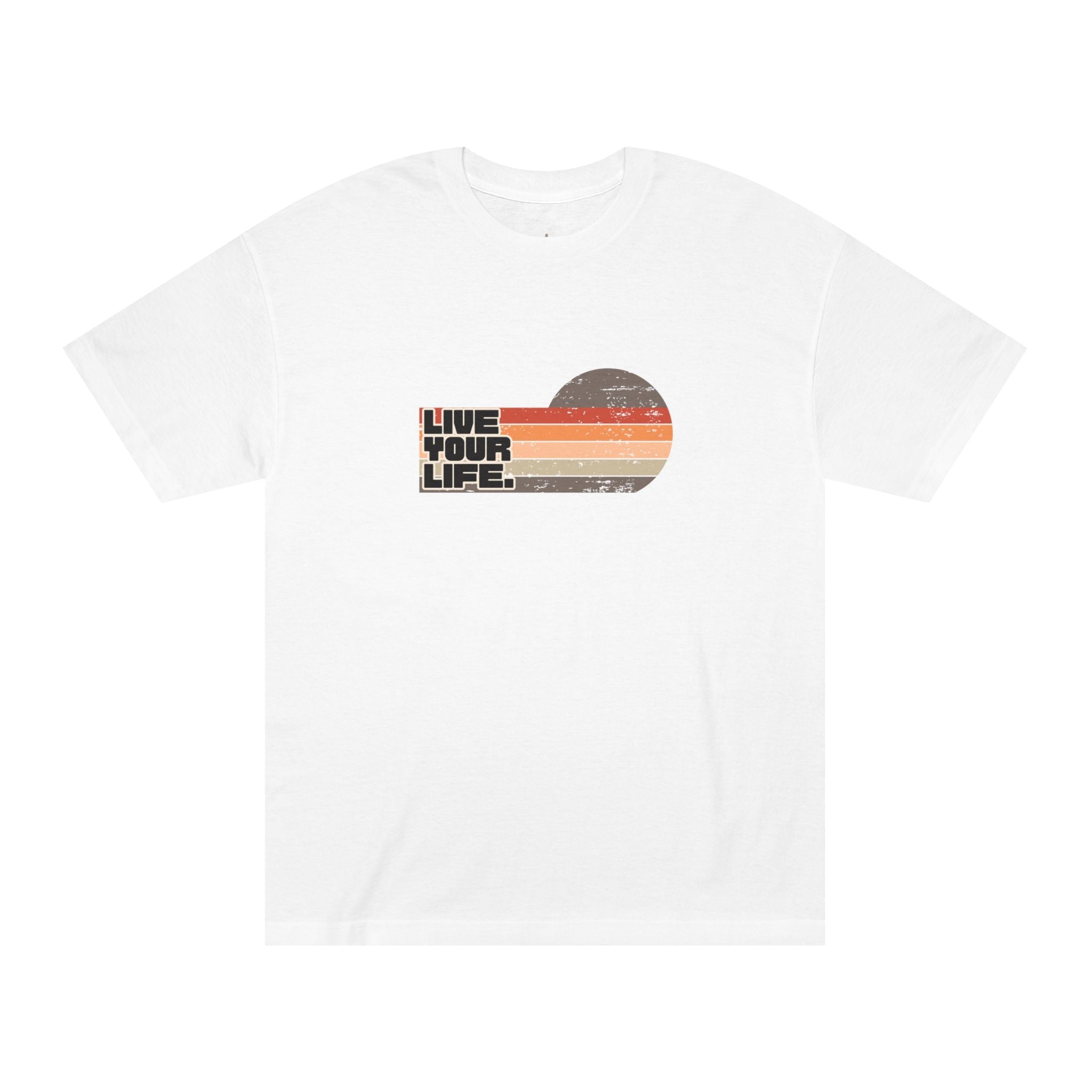 Retro 'Live Your Life' Tee - Soul Breathe