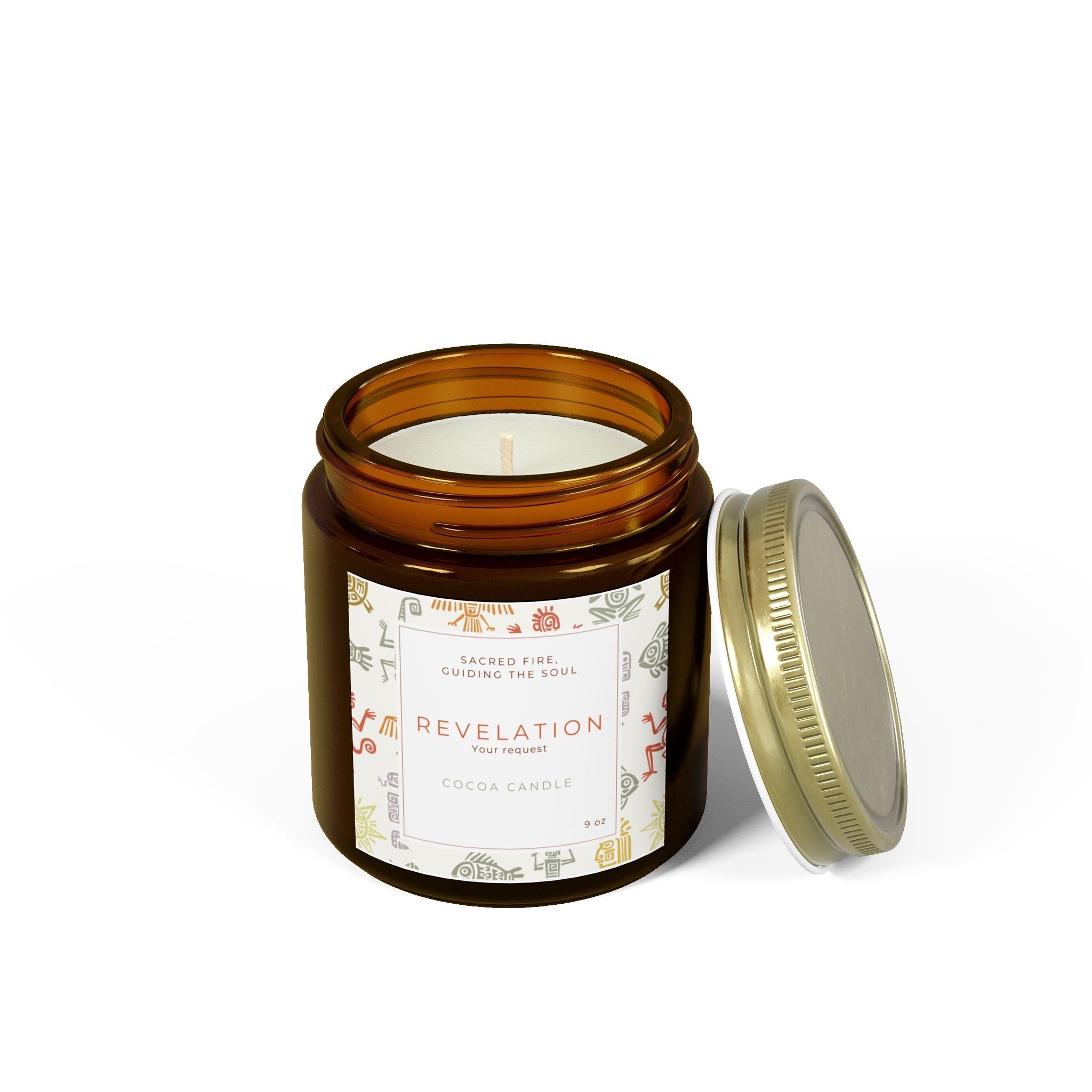 Scented Candles, Coconut Apricot Wax (4oz, 9oz) - Soul Breathe