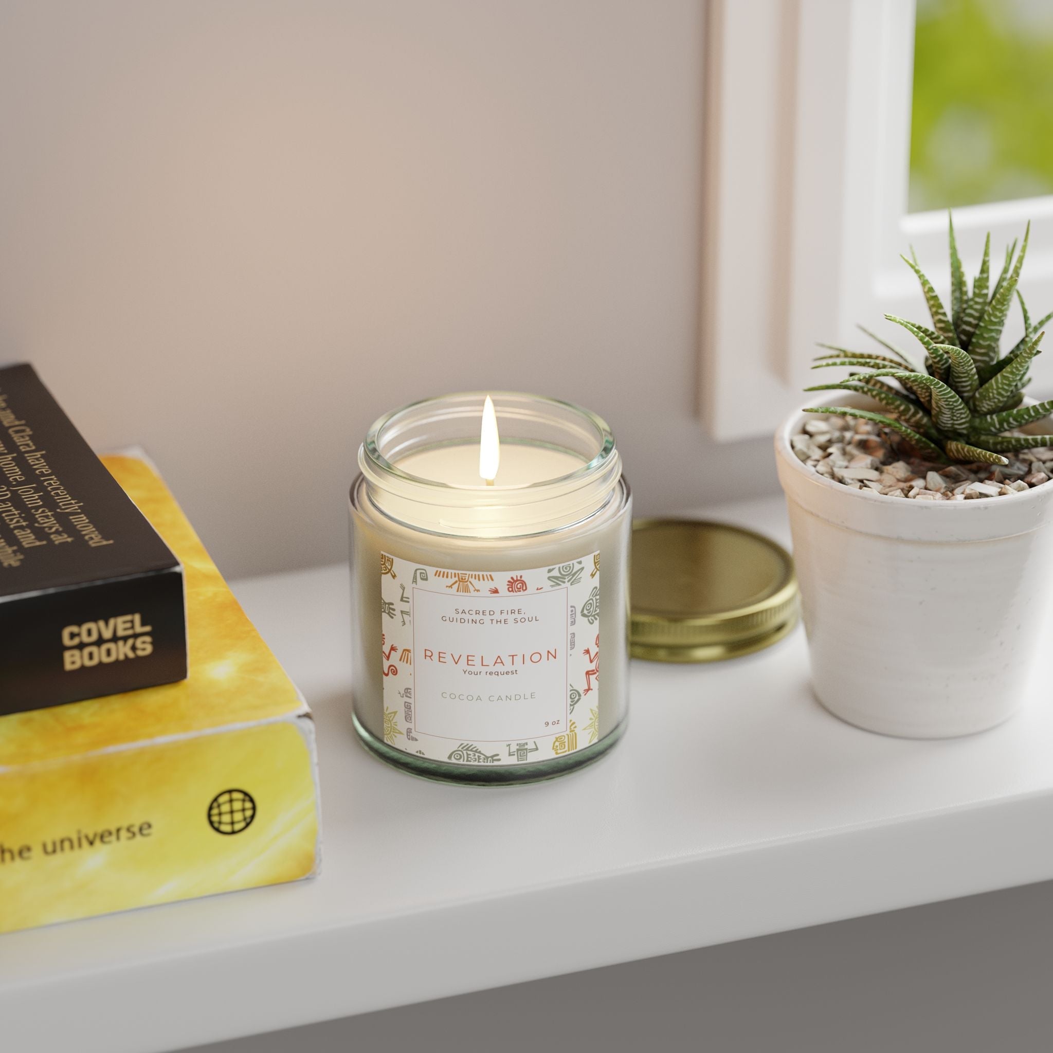 Scented Candles, Coconut Apricot Wax (4oz, 9oz) - Soul Breathe