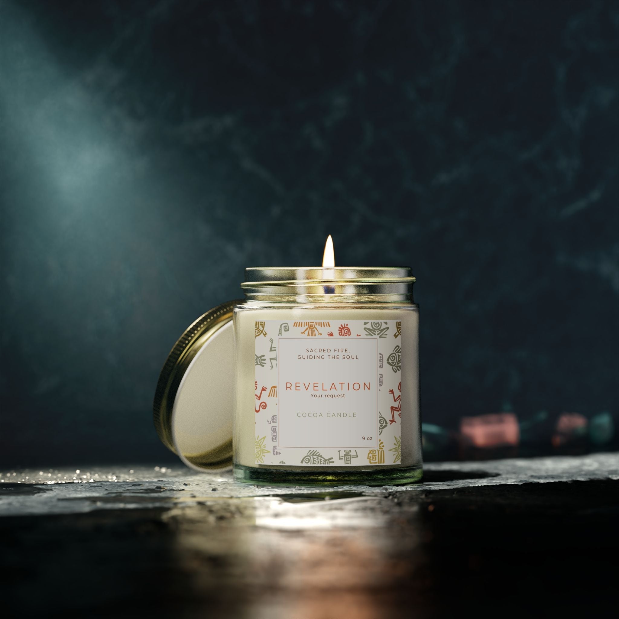 Scented Candles, Coconut Apricot Wax (4oz, 9oz) - Soul Breathe