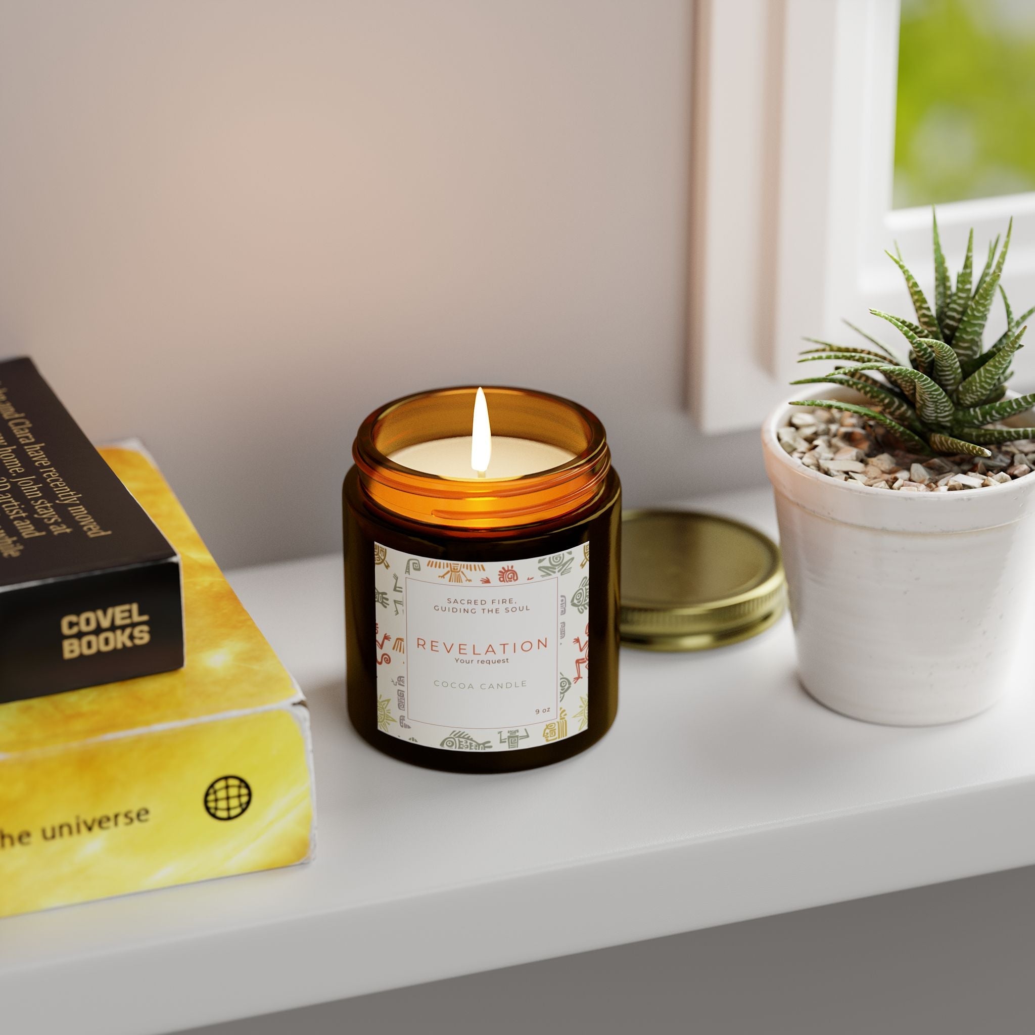 Scented Candles, Coconut Apricot Wax (4oz, 9oz) - Soul Breathe
