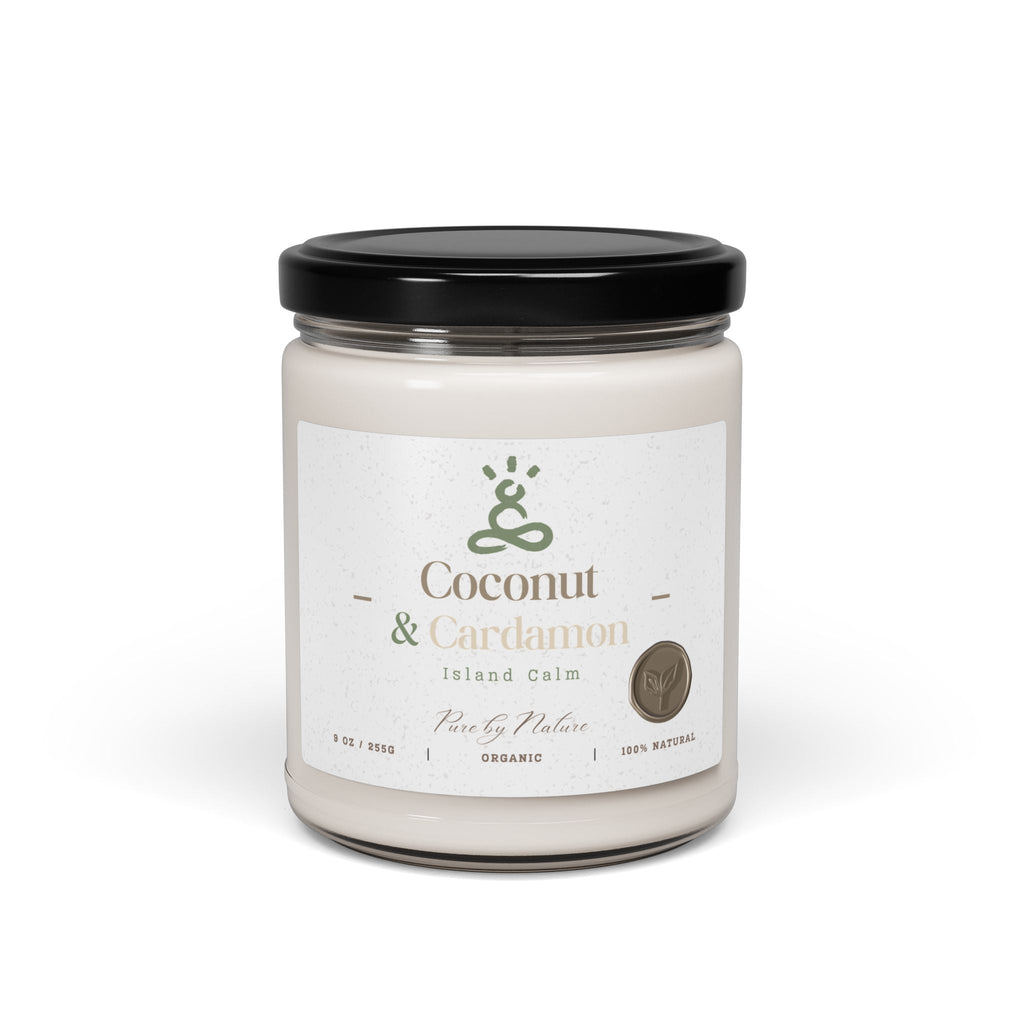 Scented Soy Candle, Organic Aromatherapy Gift, Eco - Friendly Candle for Home, Apple, Vanilla, Sandalwood, Passionfruit, Coconut, Lavender - Soul Breathe