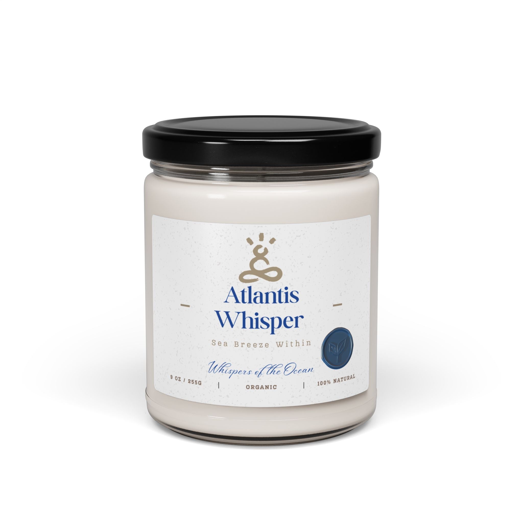 Scented Soy Candle, Organic Aromatherapy Gift, Eco - Friendly Candle for Home, Apple, Vanilla, Sandalwood, Passionfruit, Coconut, Lavender - Soul Breathe