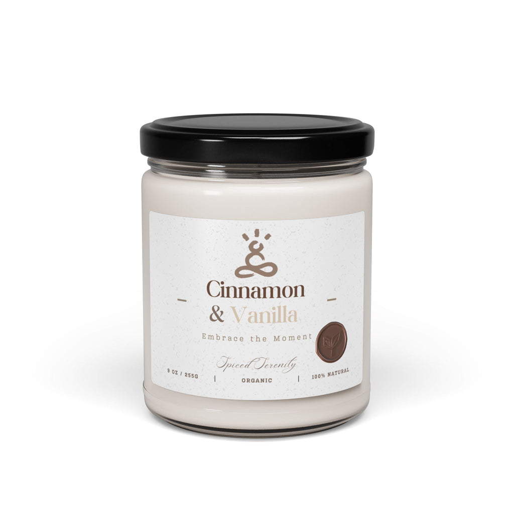 Scented Soy Candle, Organic Aromatherapy Gift, Eco - Friendly Candle for Home, Apple, Vanilla, Sandalwood, Passionfruit, Coconut, Lavender - Soul Breathe