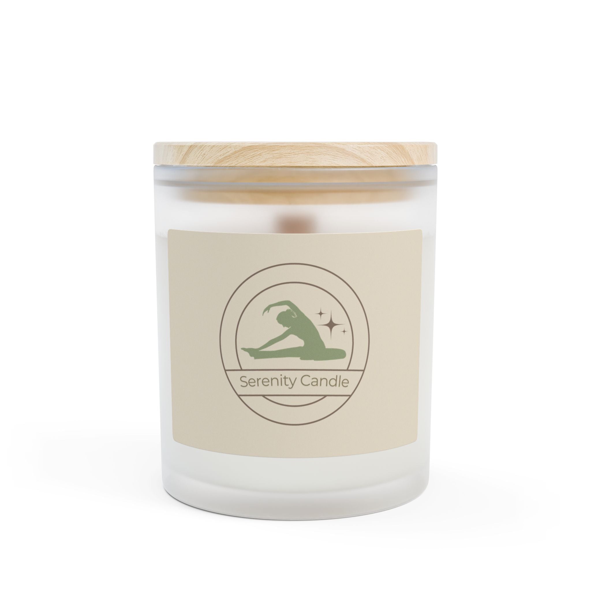 Serenity Frosted Glass Candle - Soul Breathe