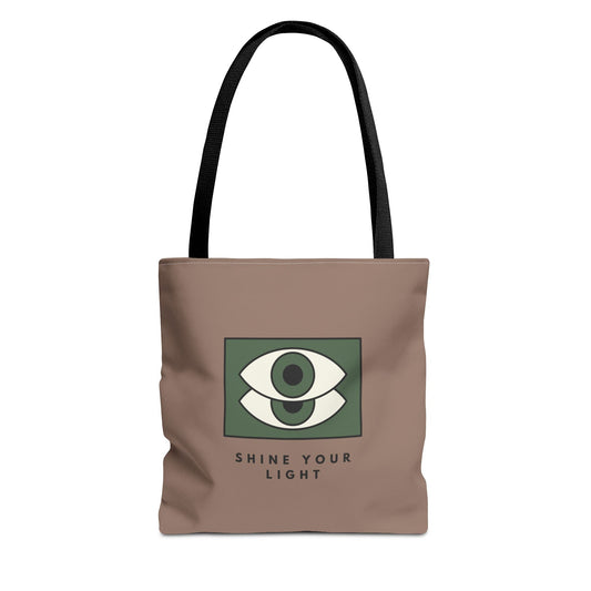 Shine Your Light Eye Tote Bag - Soul Breathe