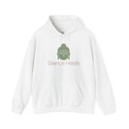 Silence Heals Unisex Hooded Sweatshirt, Cozy Casual Wear, Streetwear Style, Eco - Friendly Gift - Soul Breathe