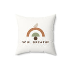 Soul Breathe Faux Suede Square Pillow - Soul Breathe