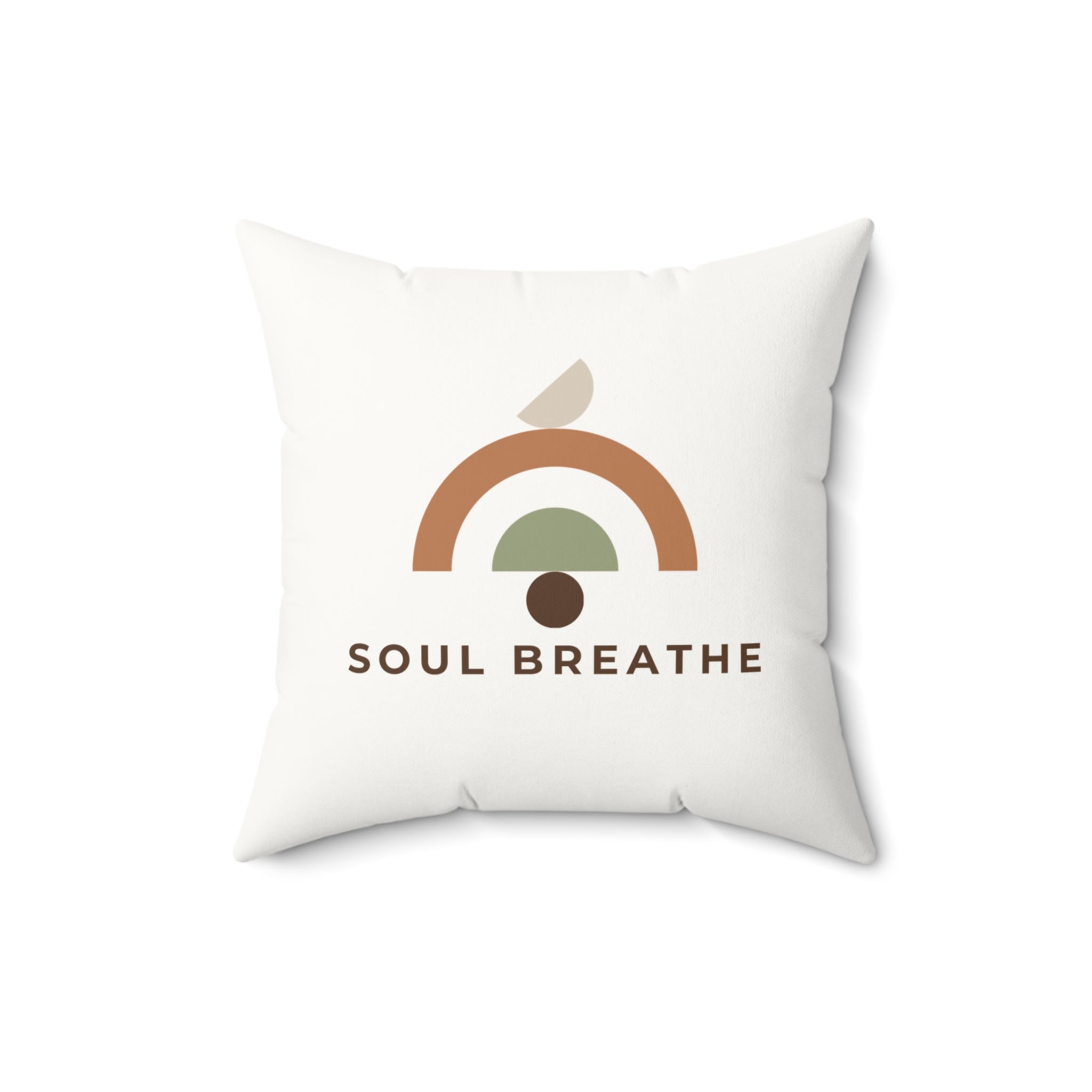 Soul Breathe Faux Suede Square Pillow - Soul Breathe