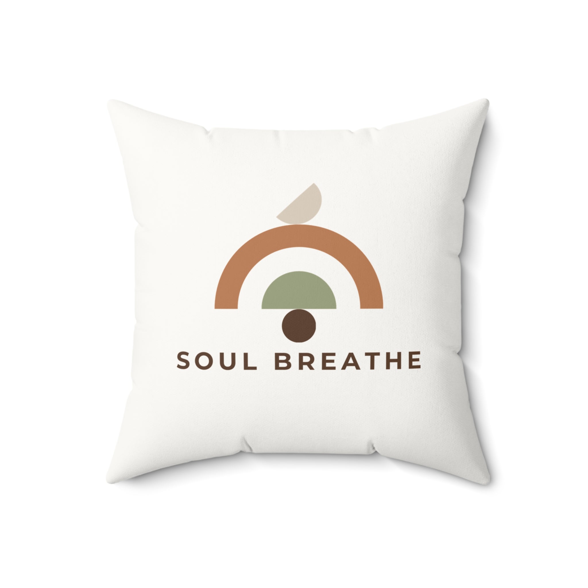 Soul Breathe Faux Suede Square Pillow - Soul Breathe