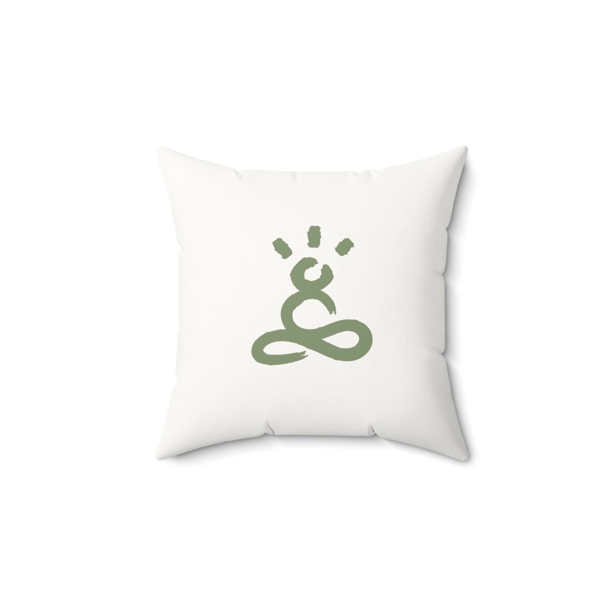 Soul Breathe Faux Suede Square Pillow - Soul Breathe