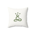 Soul Breathe Faux Suede Square Pillow - Soul Breathe