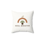 Soul Breathe Faux Suede Square Pillow - Soul Breathe