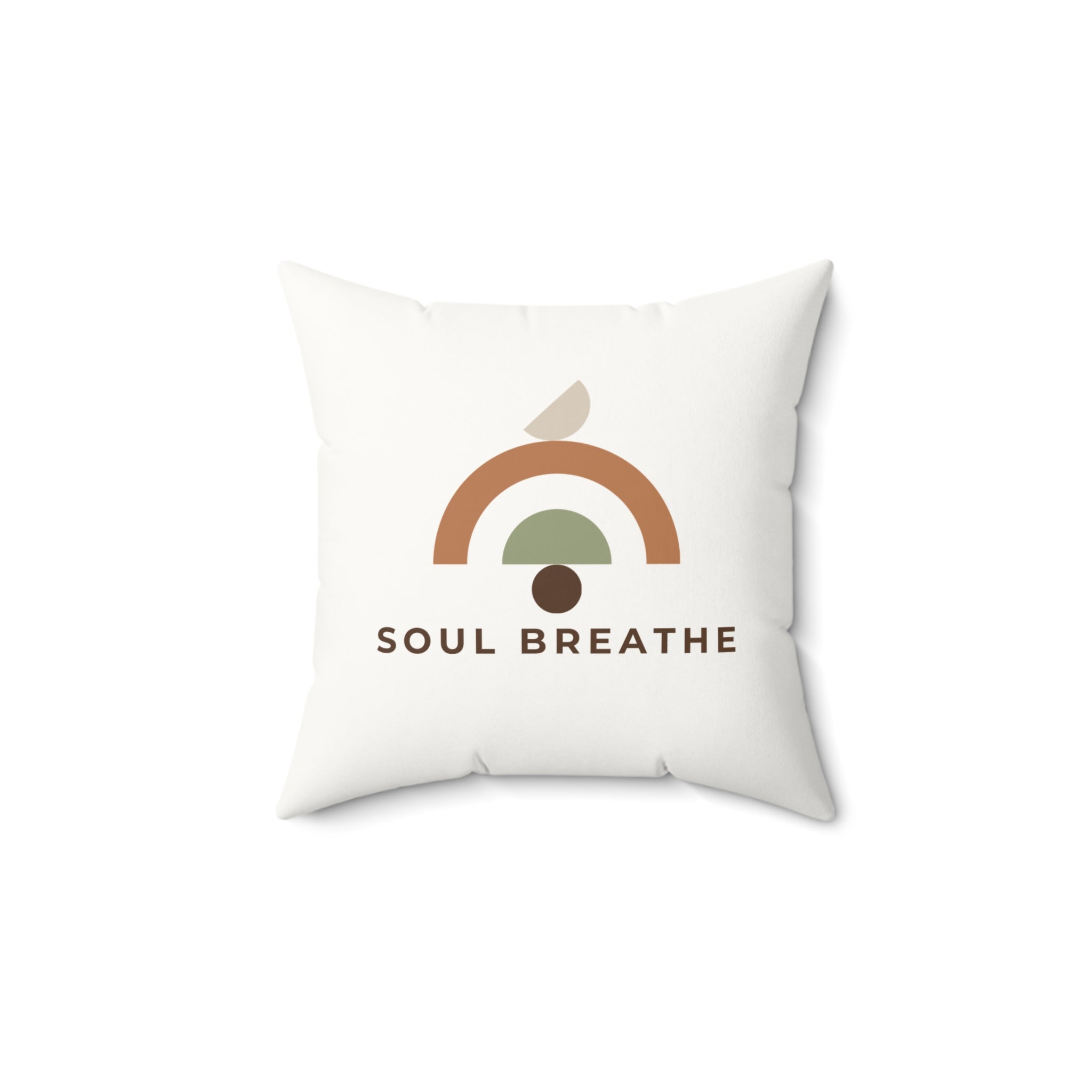 Soul Breathe Faux Suede Square Pillow - Soul Breathe