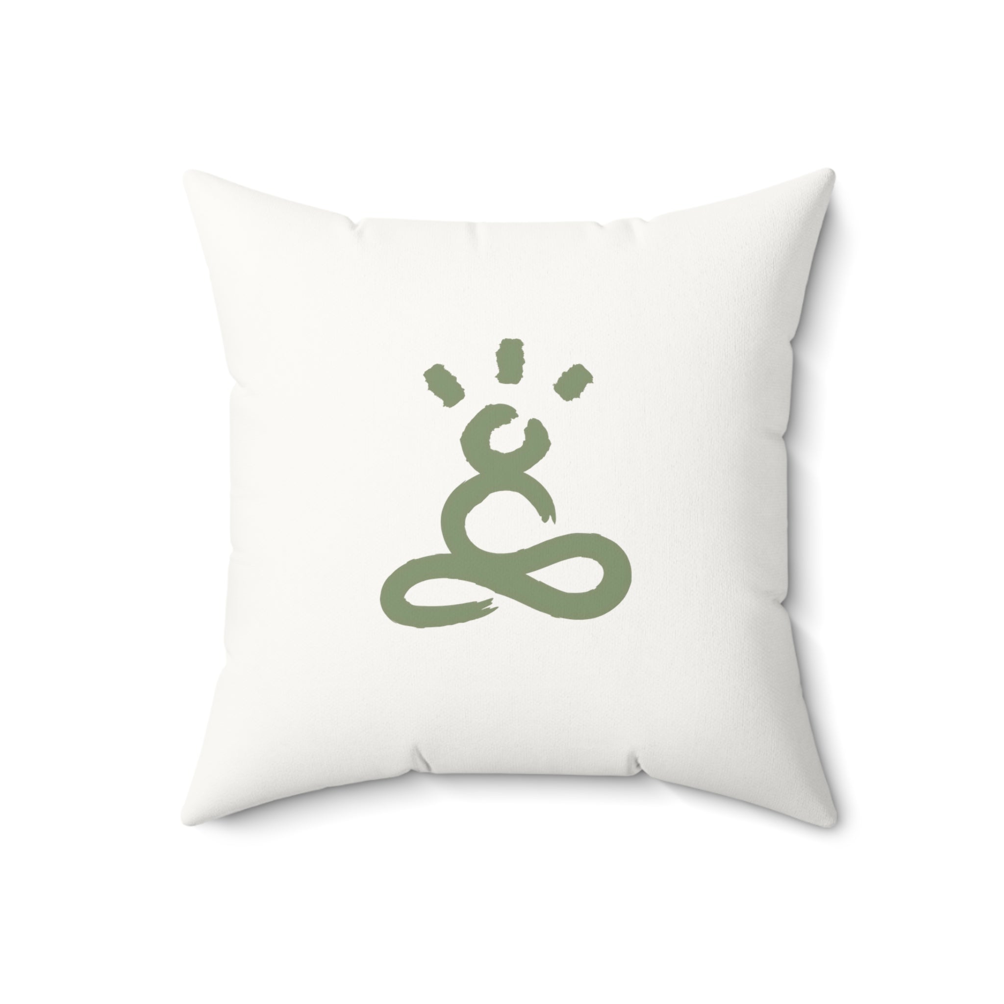 Soul Breathe Faux Suede Square Pillow - Soul Breathe