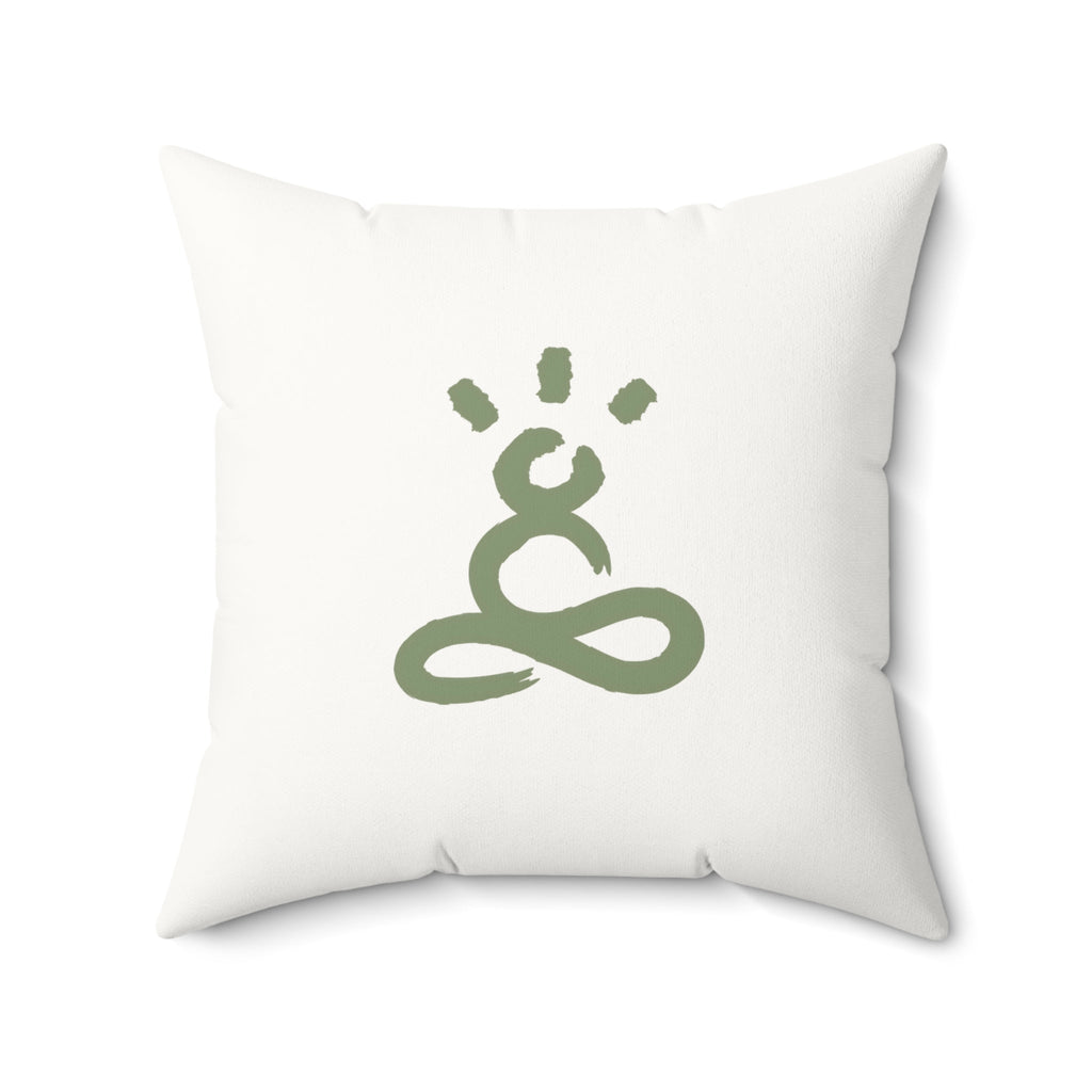 Soul Breathe Faux Suede Square Pillow - Soul Breathe