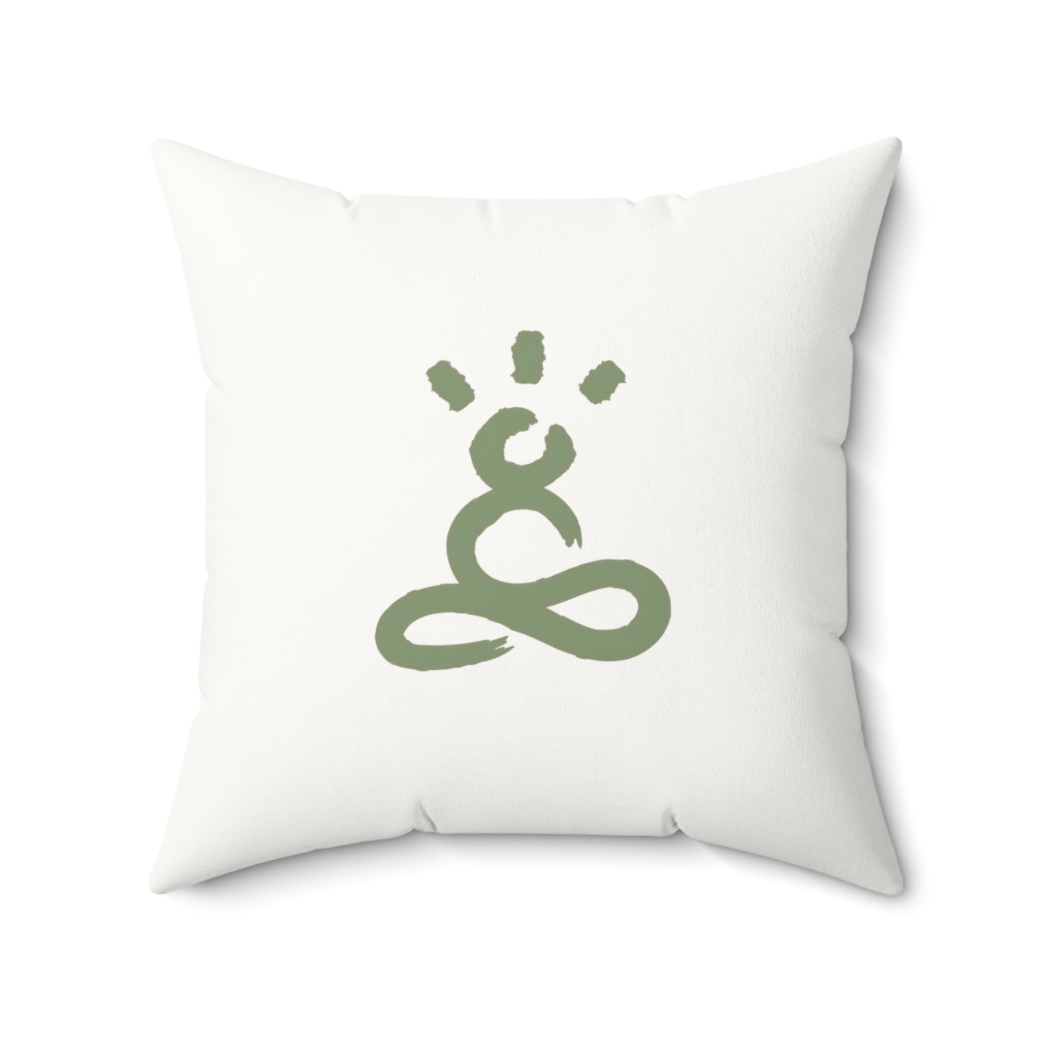 Soul Breathe Faux Suede Square Pillow - Soul Breathe