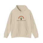 Soul Breathe Hoodie — Minimal Rainbow Yoga & Meditation Sweatshirt - Soul Breathe