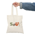 Soul Tote Bag, Eco - Friendly Shopping Bag, Motivational Gift, Smile Design, Canvas Tote, Everyday Use, Perfect for Gifts - Soul Breathe