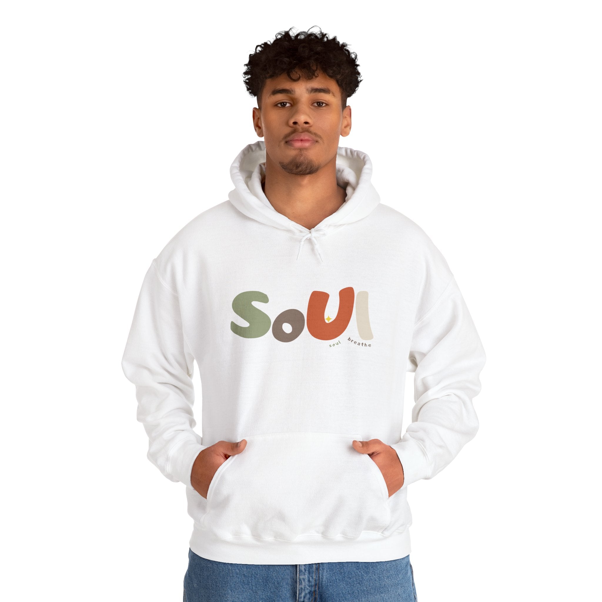 Soul Unisex Hooded Sweatshirt, Cozy Casual Wear, Streetwear Style, Eco - Friendly Gift - Soul Breathe