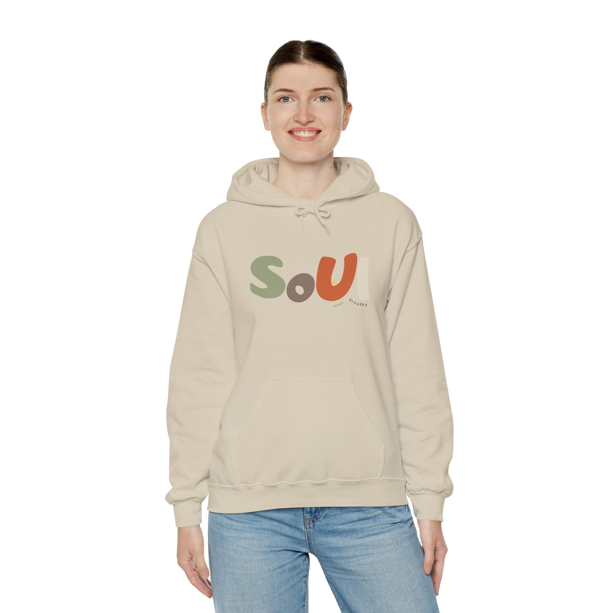 Soul Unisex Hooded Sweatshirt, Cozy Casual Wear, Streetwear Style, Eco - Friendly Gift - Soul Breathe