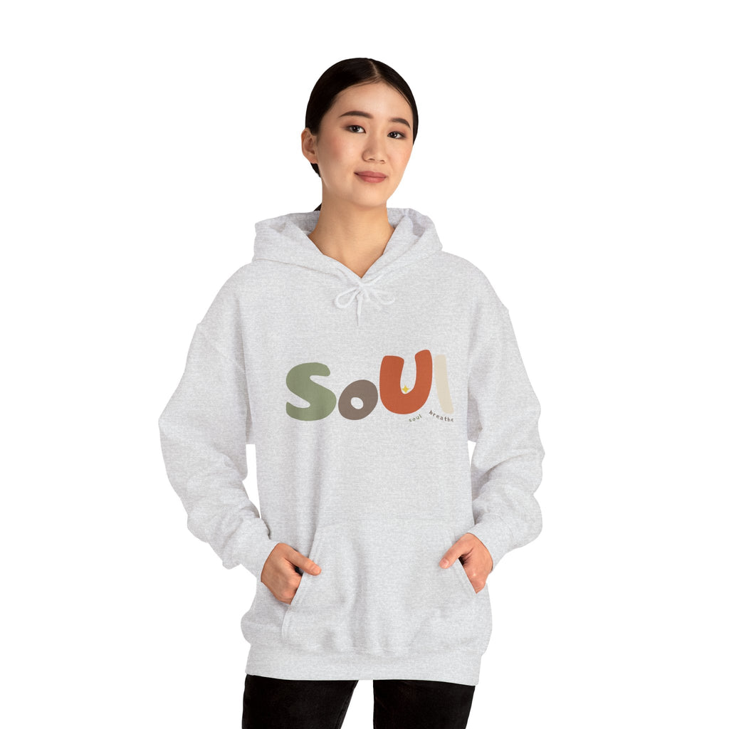 Soul Unisex Hooded Sweatshirt, Cozy Casual Wear, Streetwear Style, Eco - Friendly Gift - Soul Breathe