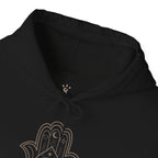 Spiritual Hamsa Hoodie - Cozy Unisex Sweatshirt with Spiritual Design, Ideal for Meditation, Yoga, or Everyday Wear, Gift for Her or Him - Soul Breathe