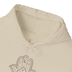 Spiritual Hamsa Hoodie - Cozy Unisex Sweatshirt with Spiritual Design, Ideal for Meditation, Yoga, or Everyday Wear, Gift for Her or Him - Soul Breathe