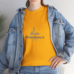 Spiritual T-Shirt - I Am Abundance Mindset Affirmation Tee - Soul Breathe