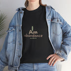 Spiritual T-Shirt - I Am Abundance Mindset Affirmation Tee - Soul Breathe