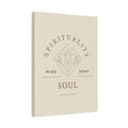 Spirituality Canvas Art Print, Mind Body Soul Wall Decor, Meditation Art, Inspirational Home Decor, Gift for Wellness Lovers - Soul Breathe