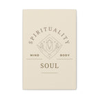 Spirituality Canvas Art Print, Mind Body Soul Wall Decor, Meditation Art, Inspirational Home Decor, Gift for Wellness Lovers - Soul Breathe