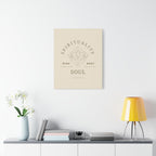 Spirituality Canvas Art Print, Mind Body Soul Wall Decor, Meditation Art, Inspirational Home Decor, Gift for Wellness Lovers - Soul Breathe