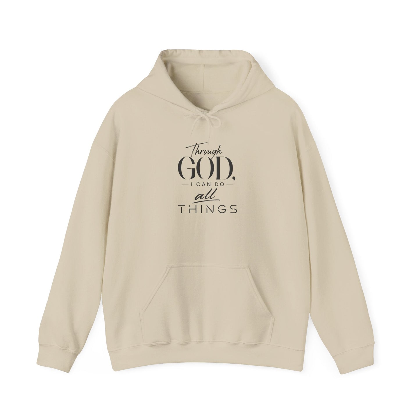 Through God I Can Do All Things - Hoodie - Soul Breathe