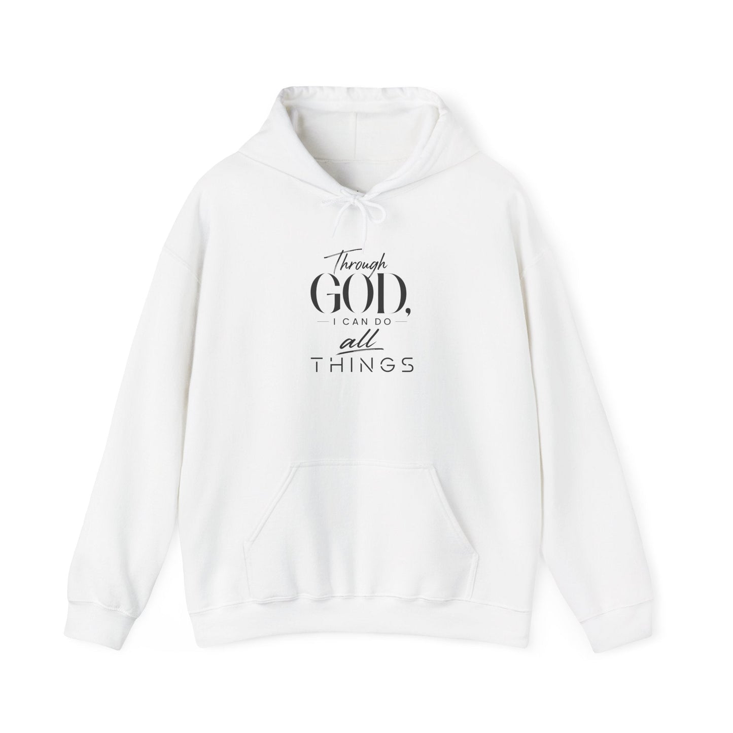Through God I Can Do All Things - Hoodie - Soul Breathe