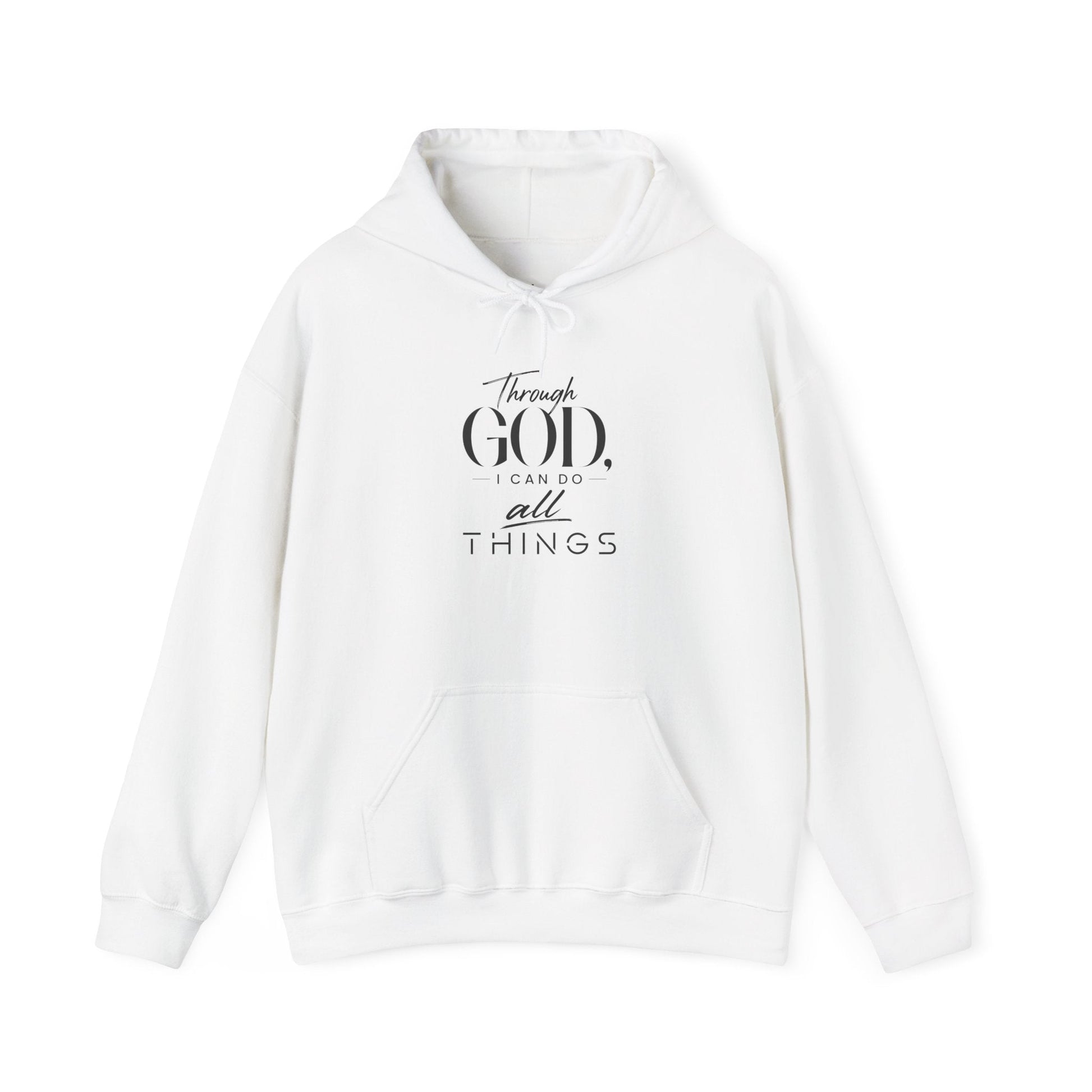 Through God I Can Do All Things - Hoodie - Soul Breathe