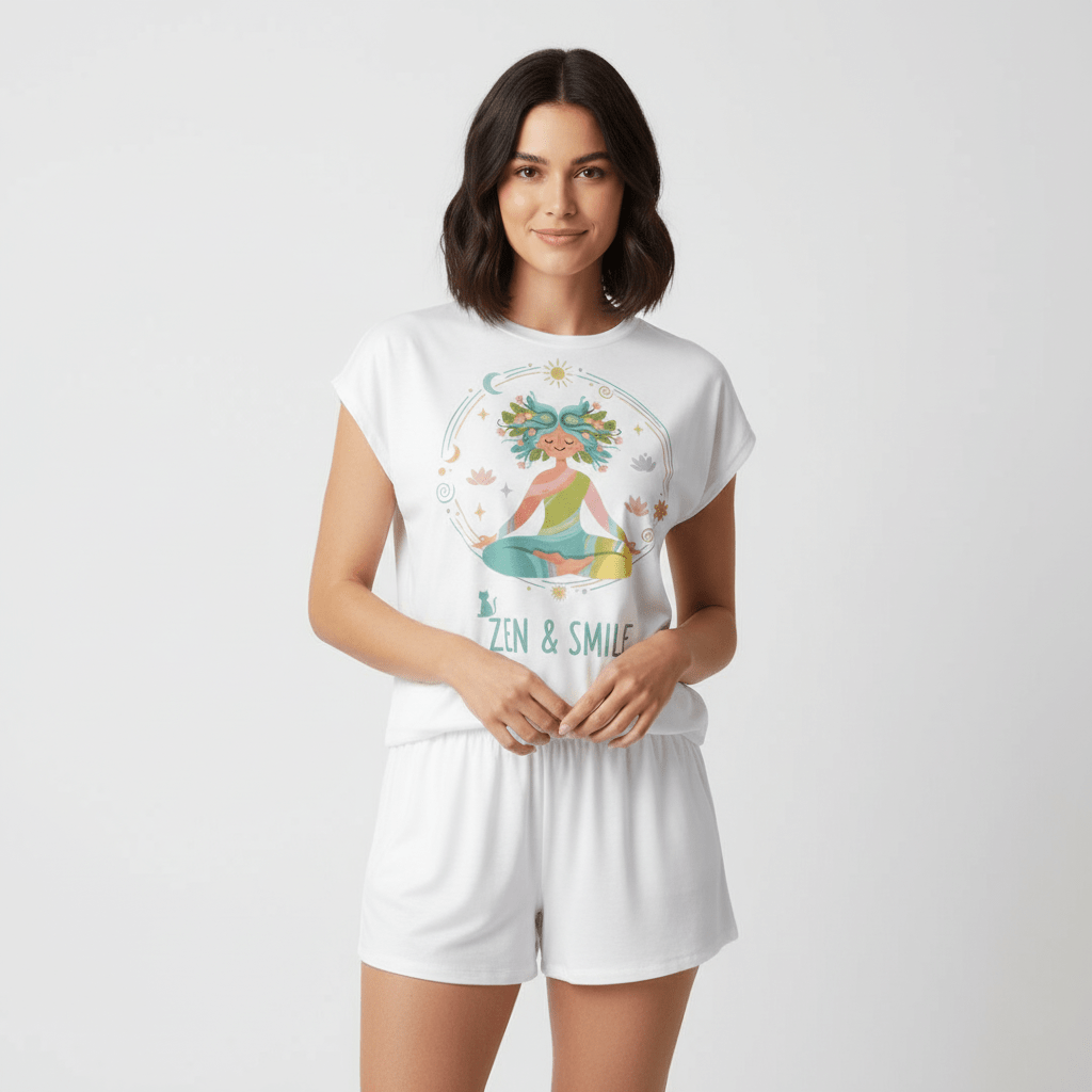 Women's Short Pajama Set (AOP) - Soul Breathe