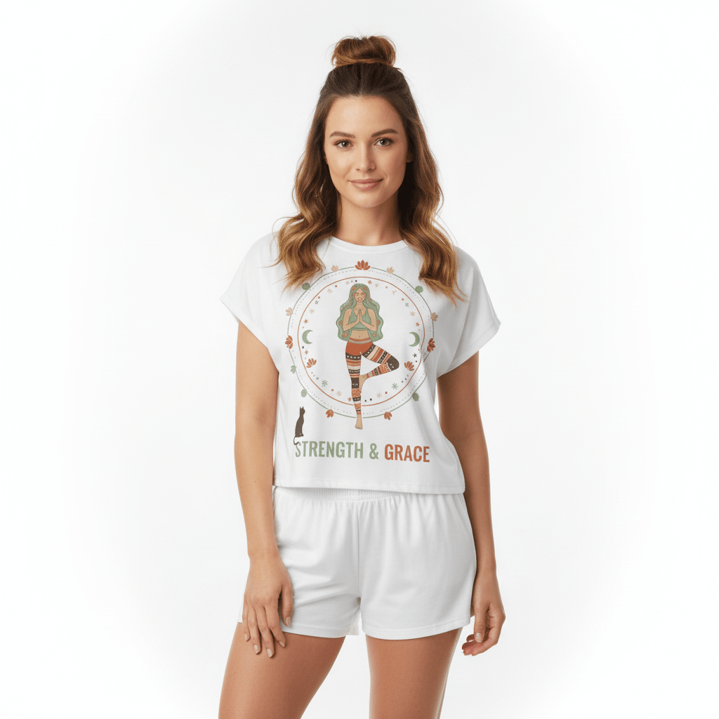 Women's Short Pajama Set (AOP) - Soul Breathe