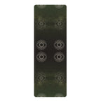 Yoga Mat with Green Cosmos Design, Eco - Friendly Rubber Exercise Mat, Non - Slip Yoga Mat, Perfect for Home, Gym and Studio Use - Soul Breathe