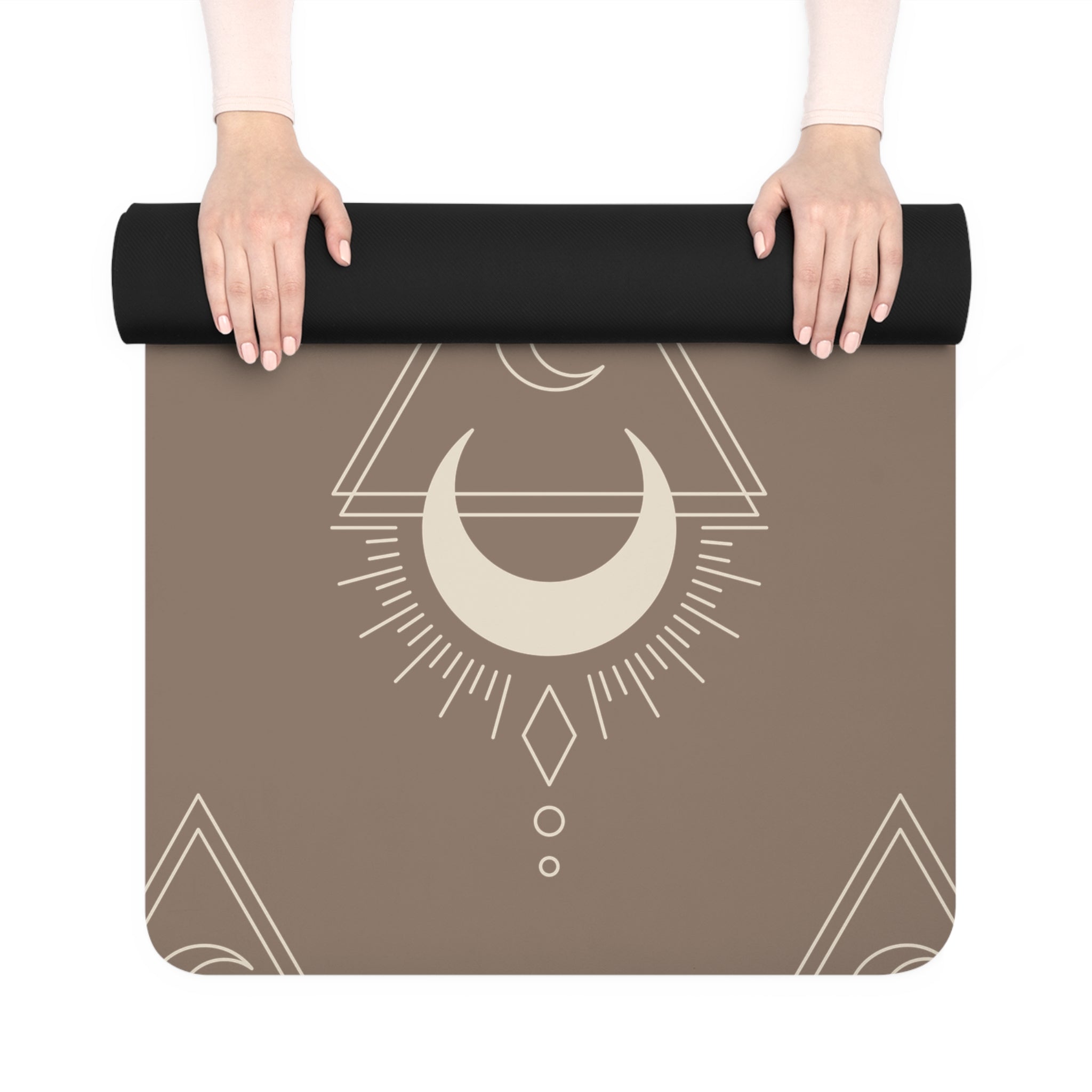 Yoga Mat with Minimalistic Design, Eco - Friendly Rubber Exercise Mat, Non - Slip Yoga Mat, Perfect for Home, Gym and Studio Use - Soul Breathe