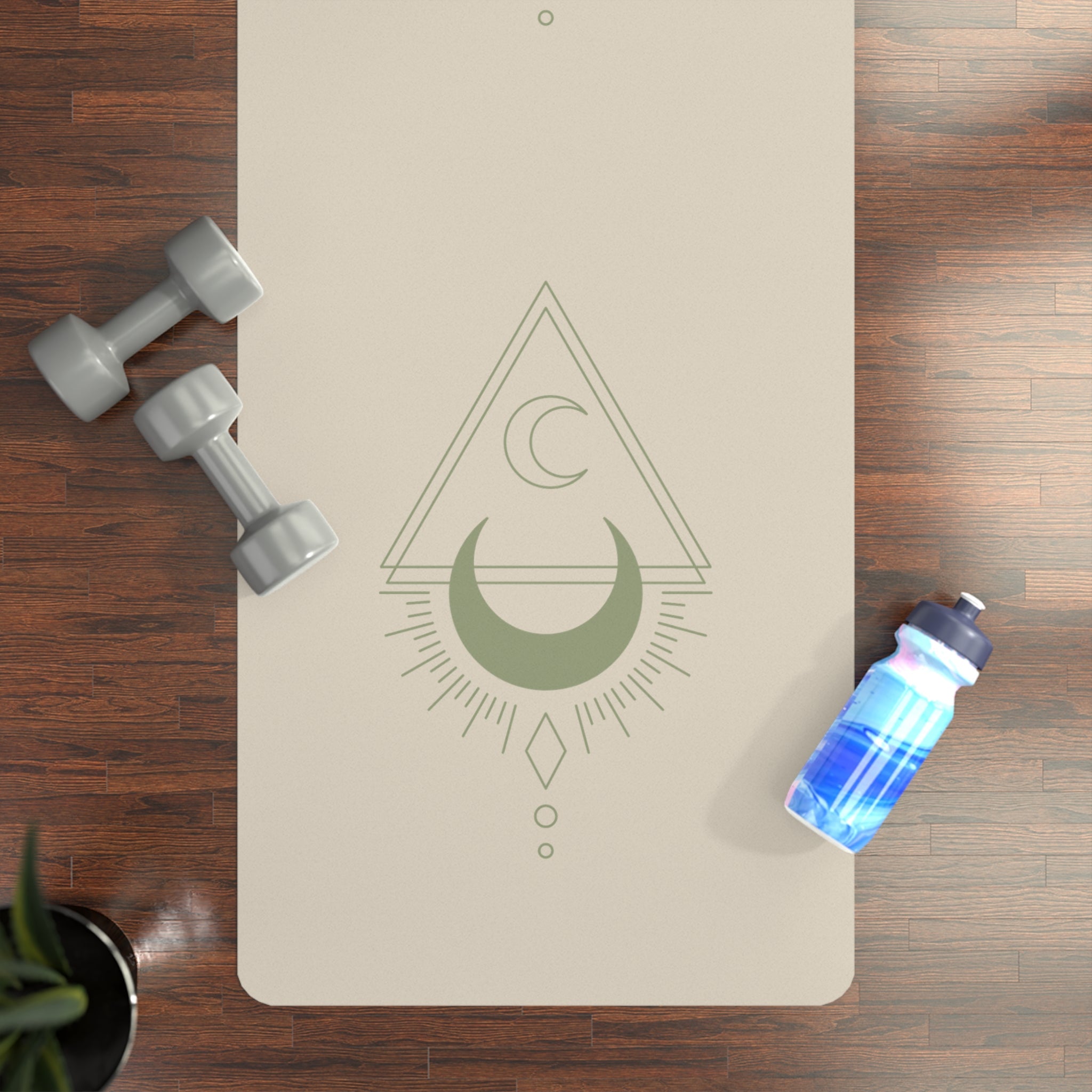Yoga Mat with Minimalistic Design, Eco - Friendly Rubber Exercise Mat, Non - Slip Yoga Mat, Perfect for Home, Gym and Studio Use - Soul Breathe
