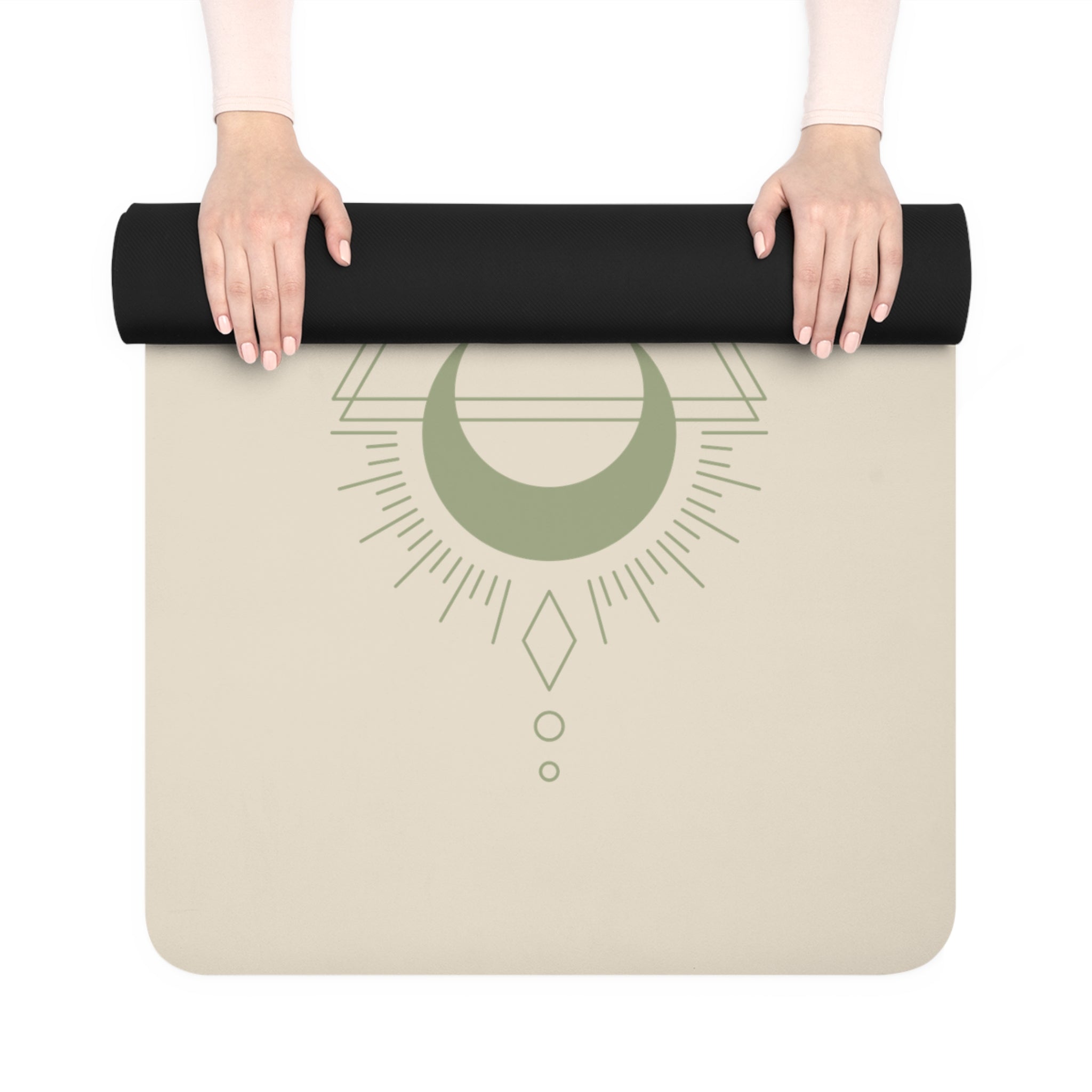 Yoga Mat with Minimalistic Design, Eco - Friendly Rubber Exercise Mat, Non - Slip Yoga Mat, Perfect for Home, Gym and Studio Use - Soul Breathe