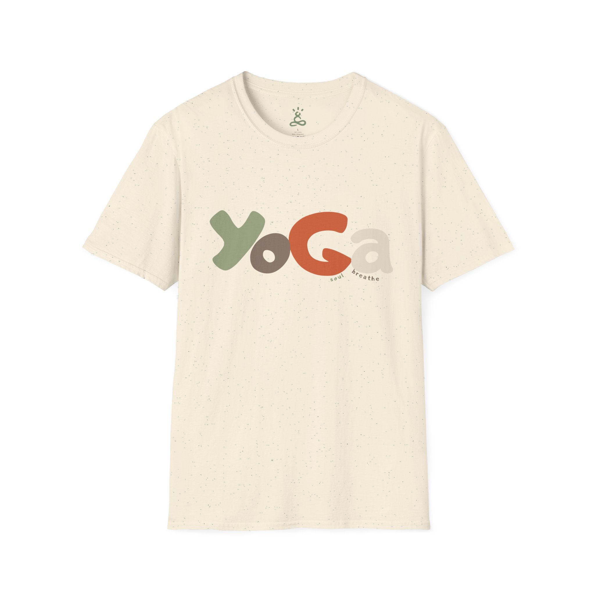 Yoga Unisex T-Shirt – Soft Style Tee for Males & Females, Perfect Gift for Spirituality, Wellness, Yoga Lovers, Casual Wear - Soul Breathe