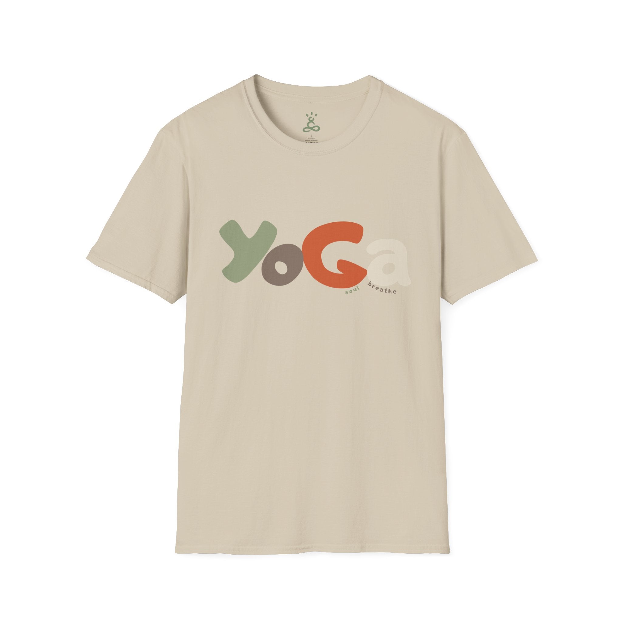 Yoga Unisex T-Shirt – Soft Style Tee for Males & Females, Perfect Gift for Spirituality, Wellness, Yoga Lovers, Casual Wear - Soul Breathe