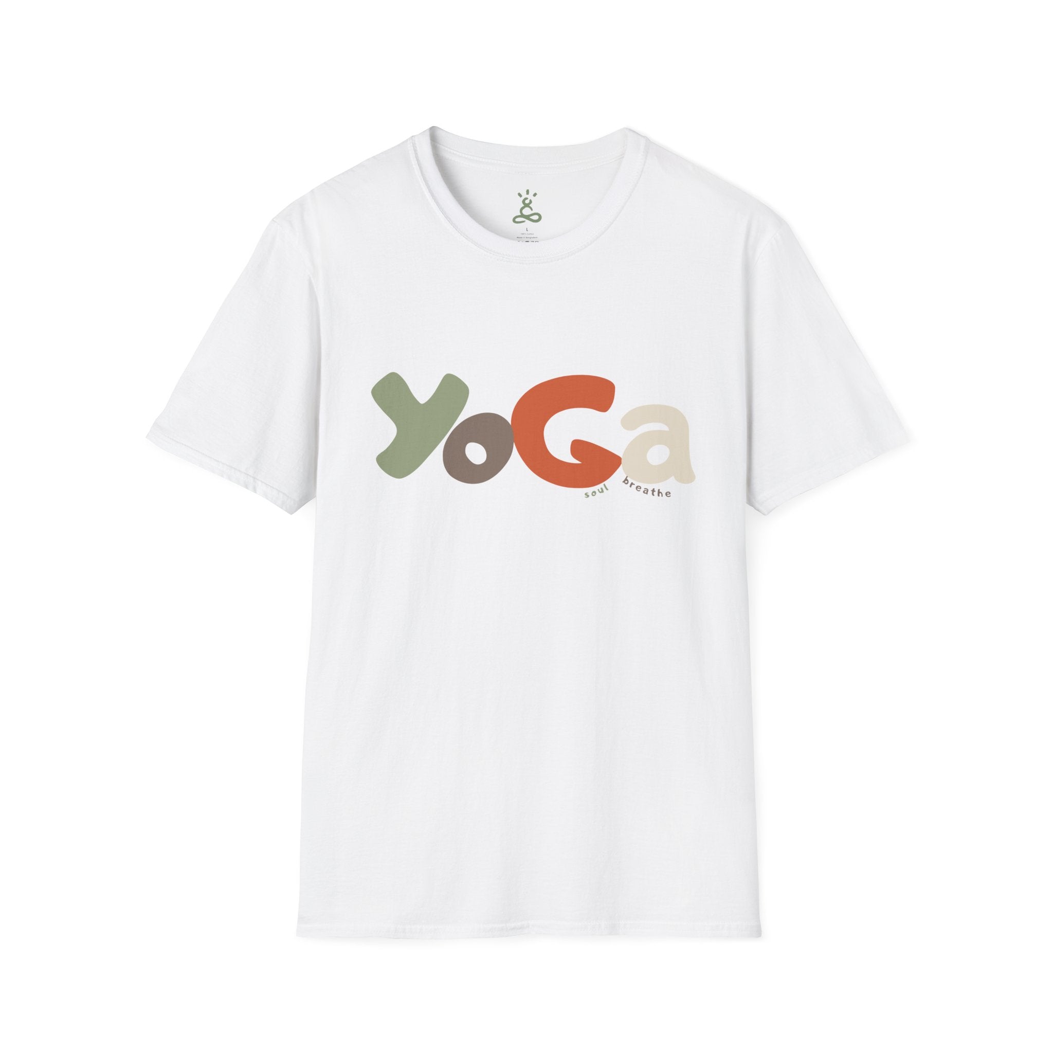 Yoga Unisex T-Shirt – Soft Style Tee for Males & Females, Perfect Gift for Spirituality, Wellness, Yoga Lovers, Casual Wear - Soul Breathe