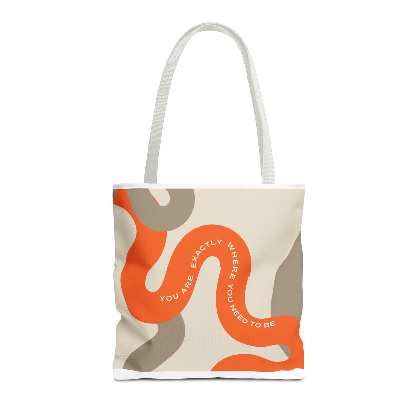 "You Are Exactly Where You Need To Be" Canvas Tote - Soul Breathe