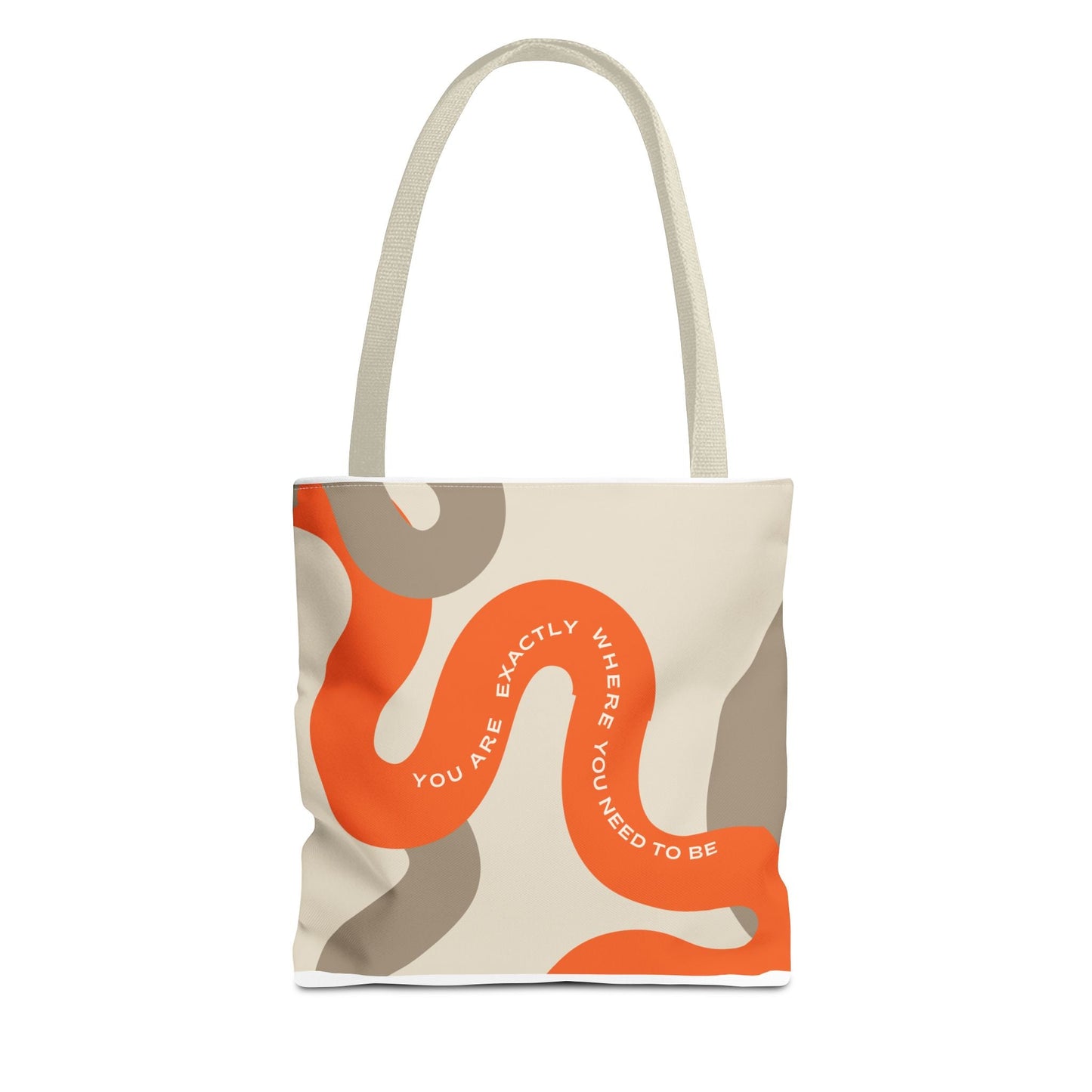 "You Are Exactly Where You Need To Be" Canvas Tote - Soul Breathe