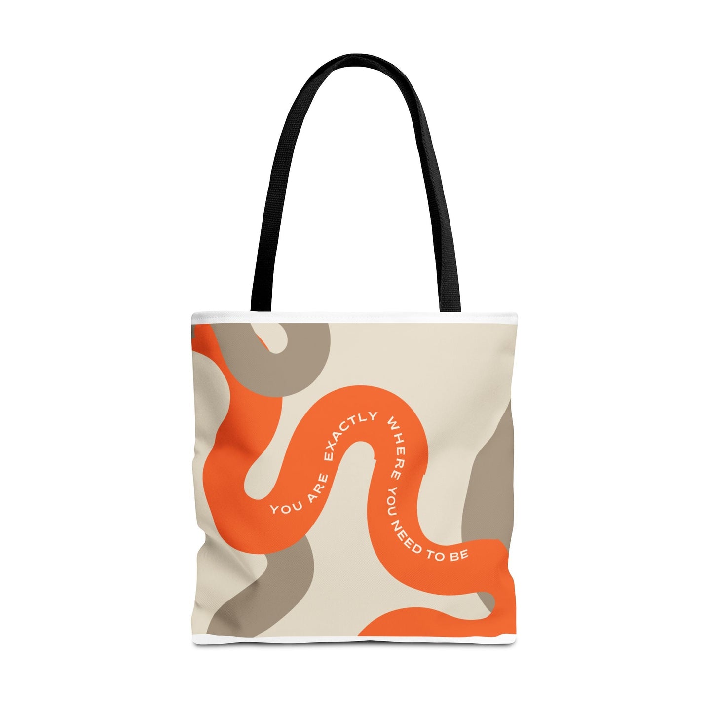 "You Are Exactly Where You Need To Be" Canvas Tote - Soul Breathe