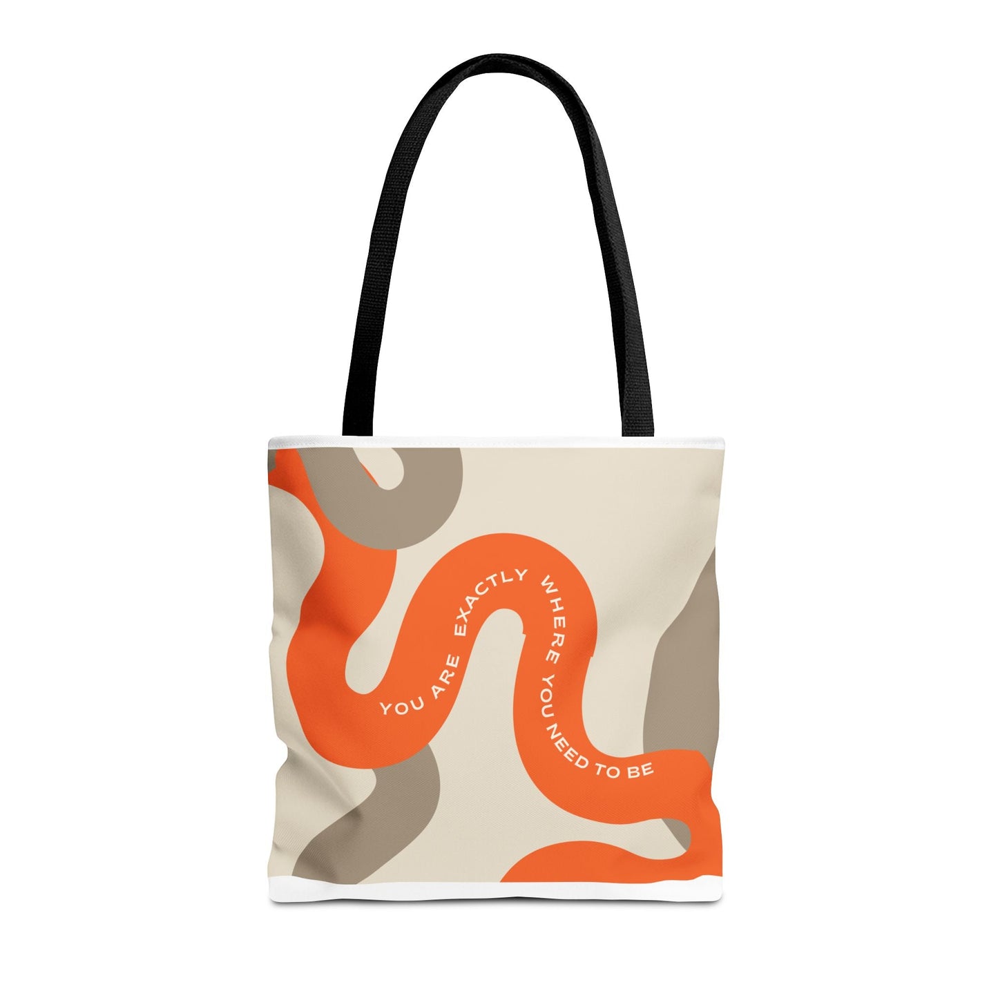 "You Are Exactly Where You Need To Be" Canvas Tote - Soul Breathe